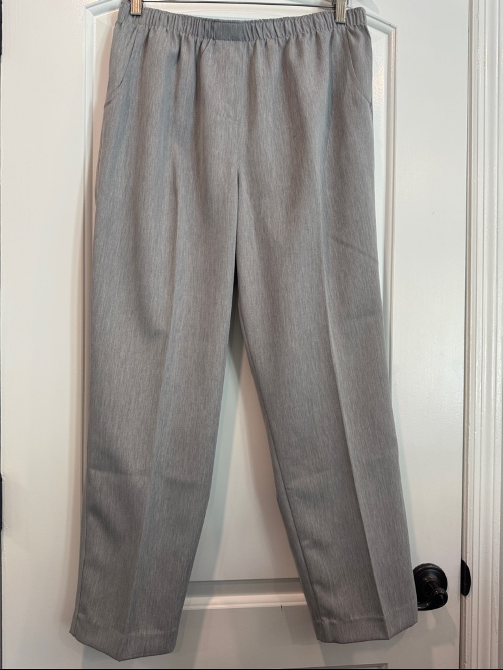 ALiA Petite Women's Gray Pull-on Pants Size - 14P